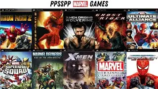 PPSSPP MARVEL GAMES | PPSSPP GAMES | PSP GAMES  | MARVEL GAMES | PPSSPP