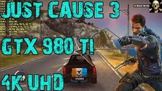 Just Cause 3 | 4K UltraHD Gtx 980 Ti  | Very High Settings Fps  Playthrough