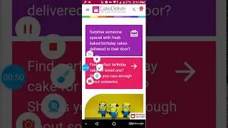 How to check order status from CakeDeliver mobile instant app