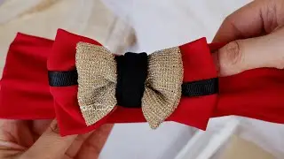 DIY Christmas Hair Accessories - How to Make Christmas Hair Band at Home
