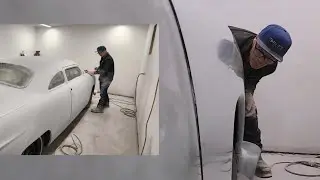 Final step for single stage urethane paint  🙌