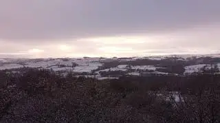 A view across Summerbridge and Dacre Banks from Old Spring Wood