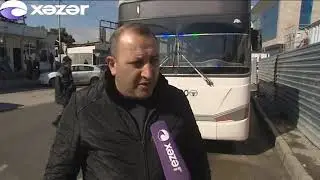 Bakıda avtobus sürücüləri arasında əlbəyaxa dava