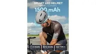 Review: Innovative LED Bike Helmet with Customizable Display and Safety Features