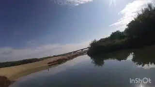 Fly on the riverbed!