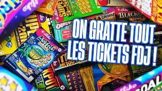 Grattage ULTIME : TOUS les tickets FDJ testés dans une seule vidéo ! 💥 Jackpot ou Douille ? 😱