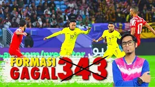 Experiment 343 Dalam 1st Match? FORMASI GAGAL | Malaysia vs Jordan (Piala Asia 2023) [REVIEW BOLA]