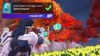 Hunt wildlife in a single match Fortnite