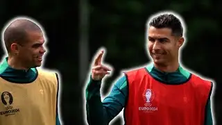 Cristiano Ronaldo, Bruno Fernandes and other Portugal stars train ahead of Türkiye Euro 2024 clash 🏆