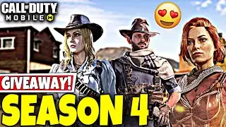 NEW SEASON 4 *BATTLE PASS* 😍 in CoD Mobile + “GIVEAWAY”