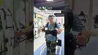 Sam Pepper in a robot walker in China 🤖#viral #stream #clips #kick #sampepper