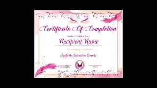 Breathtaking Certificate of Completion Template #shorts#YouTubeShorts #ShortVideo#QuickTips#buynow