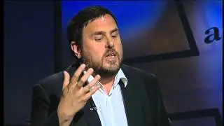 Entrevista a Oriol Junqueras al programa '&Agrave;gora' de TV3