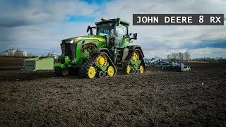 JOHN DEERE 8 RX || Bodenbearbeitung || John Deere 6195 R || Zwiebeln s&auml;en || 4K