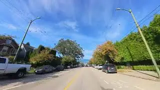 Driving Video : Vancouver Canada [West Side] 