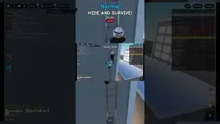 Roblox hide from shooter #shortsvideo #shorts #fyp #viral #roblox #shoot