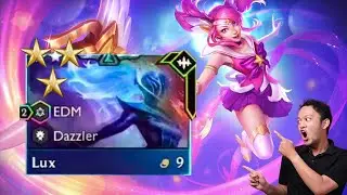 TFT Set 10 3 Star Headliner LUX is BROKEN! ⭐️⭐️⭐️ 3 Star Zac TFT 10 | EDM best comp 10