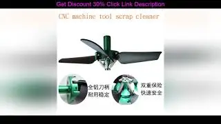 Review 1pcs Machine tool scrap cleaner D160 D260 Chip Removal Fan CNC Fan  Dust removal by the knif