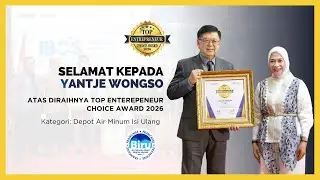 Depo Air Minum Biru Raih Top Entrepreneur Choice Award 2026