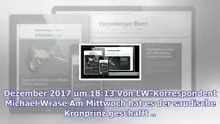 Reformprozess oder paranoide obsession?: kronprinz mohammed bin salman, &bdquo;person des jahres 2017&ldquo;