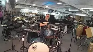 SJC Tour Kit W/ Meinl Cymbals Demo