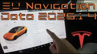 CORRECTION Tesla Update EU Navigation Data 2025.14