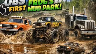🚜 First OBS Recording Test! MudRunner Chaos on Frog&rsquo;s Mud Park & Legendary Mod Trucks