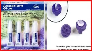 RA AquaTech Aquarium Glue Clear for Plants Corals aquascaping Instant Aquarium Safe