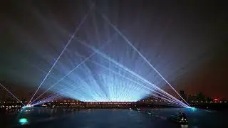 Laser by the river#stagedesigner #laser #lasershow
