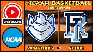 🔴 LIVE: Saint Louis vs Rhode Island | NCAAM Basketball Scoreboard | Feb 17, 2026 | A-10 Conference