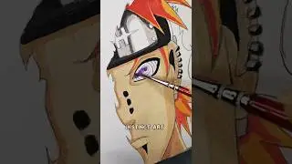Drawing Pain from naruto #animeart #shorts