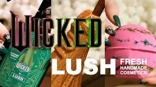 [ASMR] LUSH X Wicked Unboxing 🧹 🫧 (Soft spoken version, packaging sounds, tracing, magic tingles)
