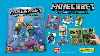 MINECRAFT Treasure Sticker Album
