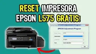 reset almofadas epson l575 reset  impressora epson l575 solu&ccedil;&atilde;o facil e gratis