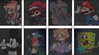 Cycles But Every Turn a Different Character Sings 🎶 (FNF but Everyone Sings It)