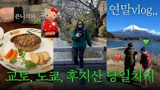 Tokyo Vlog I 가족과 10일간 교토, 도쿄, 후지산에서 보내는 새해 브이로그(2kg 획득)