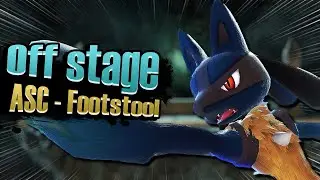 Lucarios Aura Sphere footstool off stage | Smash Bros. Ultimate