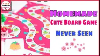how to make diy board game/board games making at home/make your own board game/easy board game ideas