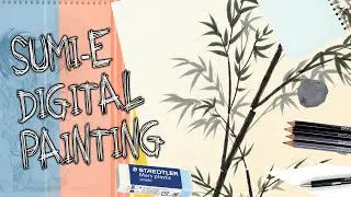 Digital Sumi-e Art