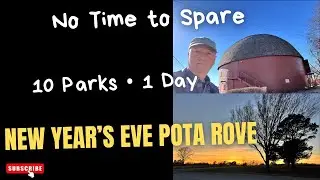 Activating 10 POTA Parks in One Day | Dawn-to-Dusk CW Rove | New Year's Eve 2025