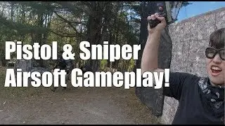 Pistol & Sniper Airsoft Gameplay!!!