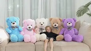 🧸 Snuggle Up with 47-inch Teddy Bears 🌟 MorisMos Stuffed Animals #stuffedanimals #plushtoys