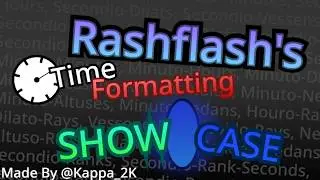 Rashflash's Time Formatting Showcase