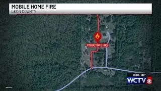 One hospitalized after mobile home fire on Ledger Lane, Tallahassee firefighters say