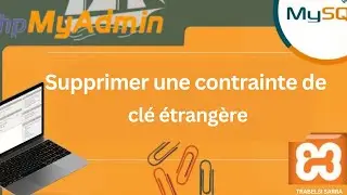 #Supprimer |#contrainte | les relations de #clés #étrangères | delete constraint foreign key
