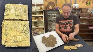 Exploring Dyed Moose Hair Embroidery:  Historic Birchbark Craftwork Collection