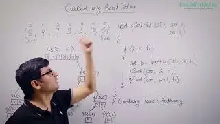 23 QuickSort using Hoare Partition