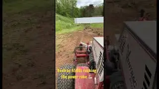 Ventrac 4500z with power rake attachment #ventrac #lawncare