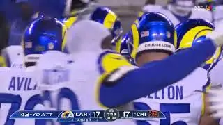 42-yard field goal from Harrison Mevis to give Rams win over Bears in OT