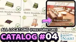 Decor Catalog #04 Cute Volume 💜 ALL FURNITURE LOCATIONS 🪑 Full Guide & How to Unlock